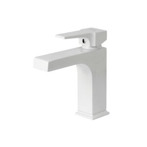 Aqua Tvättställsblandare (Vit) - Bild 1